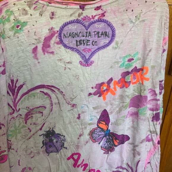 Magnolia Pearl. ❤️❤️NWT.Floral Long Sleeve Dress. Perfect Valentine. O/S - Picture 7 of 10